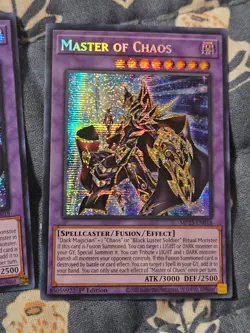 Master of Chaos MP23-EN018 1st Edition Prismatic Secret Rare Yugioh - Image 3