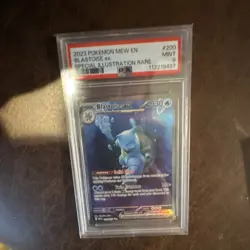 Pokemon Blastoise ex 200/165 Sv: Scarlet & Violet 151 Special Illustration Rare. - Image 2