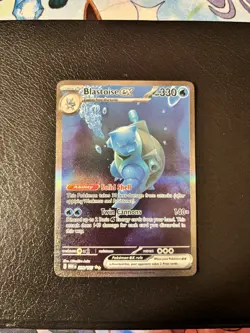 Pokemon Blastoise EX 200/165 Special Illustration Rare SV Scarlet & Violet 151 - Image 1
