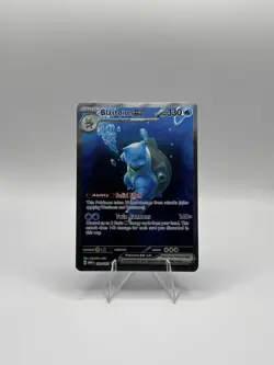 Pokemon Blastoise EX 200/165 Special Illustration Rare SV Scarlet & Violet 151 - Image 1