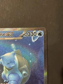 Blastoise EX 200/165 SV Scarlet & Violet 151 Special Illustration Rare Pokemon - Image 3