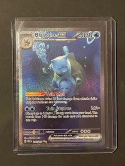Blastoise EX 200/165 SV Scarlet & Violet 151 Special Illustration Rare Pokemon - Image 5
