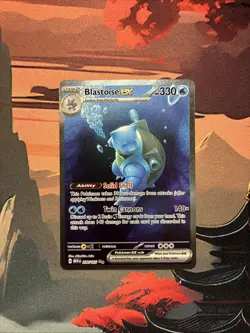 Blastoise ex 200/165 Sv: Scarlet & Violet 151 Holo Pokemon Special Illustration - Image 1