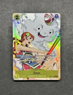 Zeus (Alternate Art) OP11-106 A Fist of Divine Speed Foil One Piece - Image 1