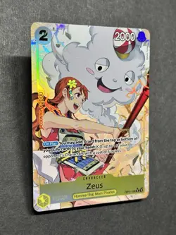 Zeus (Alternate Art) OP11-106 A Fist of Divine Speed Foil One Piece - Image 2