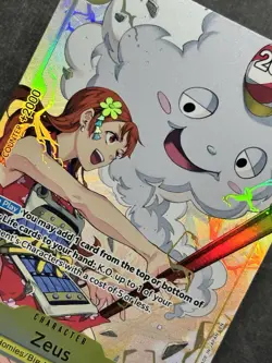 Zeus (Alternate Art) OP11-106 A Fist of Divine Speed Foil One Piece - Image 3