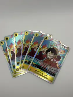 X6 - Monkey.D.Luffy OP07-109 SR One Piece Premium Booster The Best Vol. 2 NM - Image 1