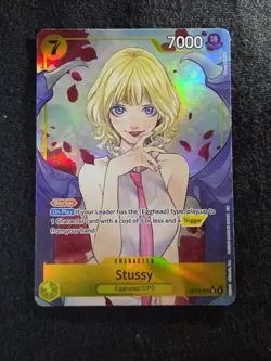 Stussy OP13-110 SR Alternative Art Carrying On His Will One Piece TCG - Image 1