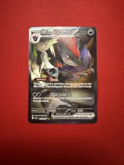 N's Zoroark ex 185/159 Pokemon Journey Together Special Illustration Rare NM - Image 1