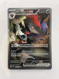Pokemon N's Zoroark ex 185/159 - Special Illustration Rare Journey Together NM/M - Image 1