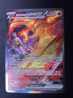 Pokemon TCG Team Rockets Moltres EX Holo Card 229/182 Sir Destined Rivals NM - Image 1