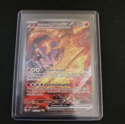 Team Rocket's Moltres ex 229/182 SIR Destined Rivals Pokemon TCG Card NM - Image 1