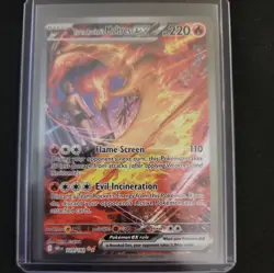 Team Rocket's Moltres ex 229/182 SIR Destined Rivals Pokemon TCG Card NM - Image 3