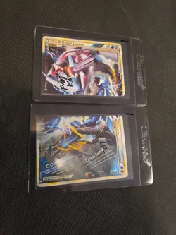 Triumphant Palkia Dialga LEGEND Set 101+102/102 (Top NM BEND/Btm LP-) See Pics - Image 1