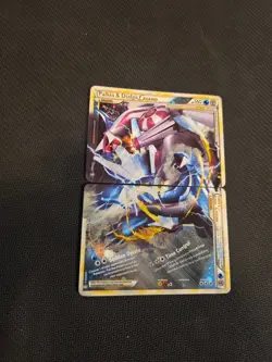 Triumphant Palkia Dialga LEGEND Set 101+102/102 (Top NM BEND/Btm LP-) See Pics - Image 2