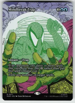 MTG Mindbreak Trap (Borderless) Normal Marvel Universe Eternal-Legal # 11 NM - Image 1