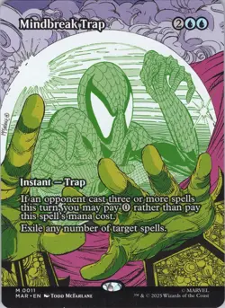 MTG Normal Mindbreak Trap (Borderless) M Marvel Universe Eternal-Legal 11 NM - Image 1