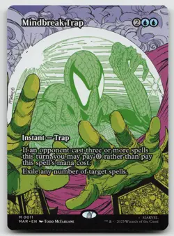 Mindbreak Trap (Borderless) M Normal Marvel Universe Eternal-Legal 11 NM - Image 1