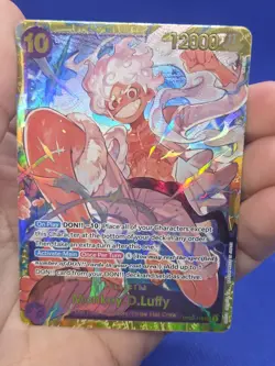 One Piece Premium Booster The Best PRB-01 Monkey D Luffy OP05-119 SEC Reprint NM - Image 2
