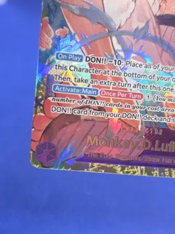 One Piece Premium Booster The Best PRB-01 Monkey D Luffy OP05-119 SEC Reprint NM - Image 5