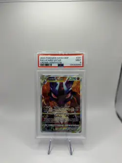 Pokemon TCG Lucario VSTAR SWSH291 Holo Black Star Promo Crown Zenith PSA 9 Mint - Image 1