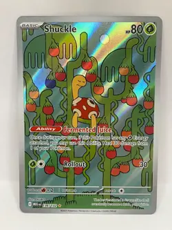 Shuckle Illustration Rare Pokemon TCG Mega Evolutions 136/132 - Image 1