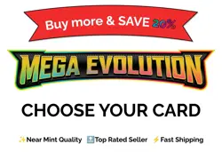 Pokemon TCG Mega Evolution Choose Your Card Singles | NM Bulk Discount - Image 1
