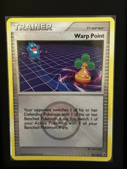 Warp Point 88/100 Pokemon League Crosshatch Holo Promo Pokemon TCG Near Mint - Image 1