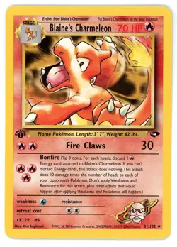 1st Edition Gym Challenge Non Holo Pokemon Card Singles - Choose Your Cards - Image 2