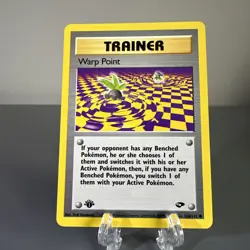 Warp Point - 126/132 - 1st Edition Gym Challenge Set TCG - Pokemon NM - Image 1