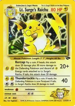 Pokemon Gym Challenge Unlimited - Choose Your Card - LP/NM 2000 WoTC - Image 3