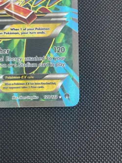 Pokemon XY Breakpoint M Mega Scizor EX Full Art Ultra Rare Holo Card 120/122 - Image 2