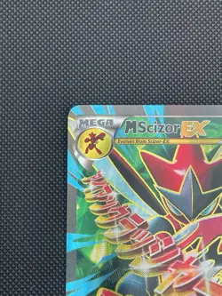Pokemon XY Breakpoint M Mega Scizor EX Full Art Ultra Rare Holo Card 120/122 - Image 4