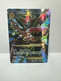 M Scizor EX (Full Art) 120/122 Pokemon XY Breakpoint English NM/LP+ Mega - Image 1