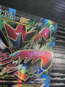 M Scizor EX (Full Art) 120/122 Pokemon XY Breakpoint English NM Mega - Image 3