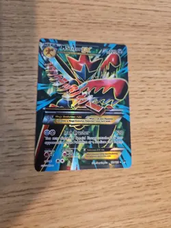 Pokemon XY Breakpoint M Scizor EX 120/122 Mega Full Art Holo Card - Image 1