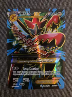 M Scizor EX (Full Art) 120/122 Pokemon XY Breakpoint English NM - Image 1