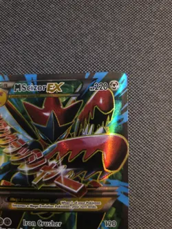 M Scizor EX (Full Art) 120/122 Pokemon XY Breakpoint English NM - Image 3