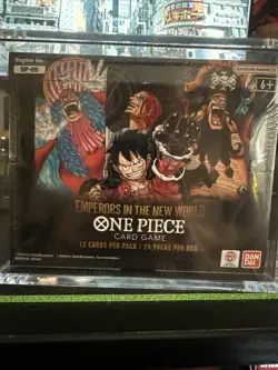 One Piece OP09 Booster Box Emperors In The New World English SEALED (No Acrylic) - Image 1