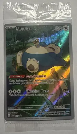 Pokemon TCG Snorlax SVP051 Scarlet and Violet 151 Promo SEALED - Image 1
