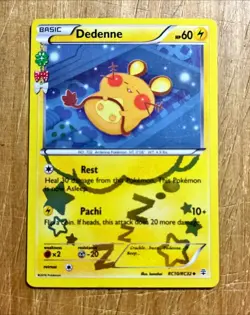 Pokemon TCG: Dedenne RC10/RC32 XY Generations Radiant Collection Holo - Image 1