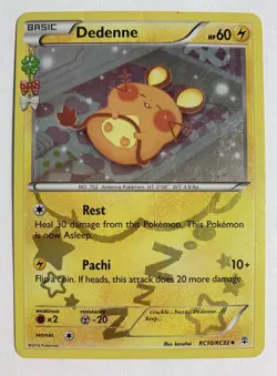 Pokemon TCG: Dedenne RC10/RC32 XY Generations Radiant Collection Holo - Image 1
