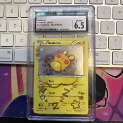 Pokemon TCG Dedenne RC10/RC32 Holo XY Generations Radiant Collection Cgc 6.5 - Image 1