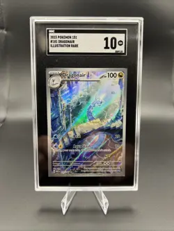 SGC 10 GEM MINT Dragonair 181/165 Scarlet & Violet 151 Illustration Rare Pokemon - Image 1