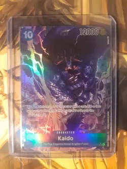 One Piece Card Game Kaido Alternate Art OP04-044 SR Kingdoms of Intrigue NM - Image 1