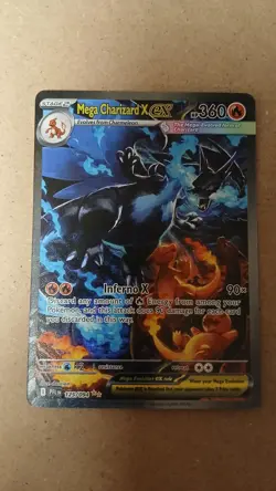Mega Charizard X ex 125/094 SIR ME02: Phantasmal Flames Pokemon Card TCG CCG - Image 1