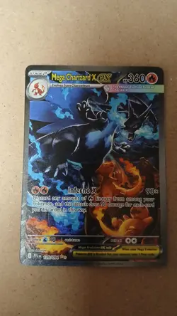 Mega Charizard X ex 125/094 SIR ME02: Phantasmal Flames Pokemon Card TCG CCG - Image 2