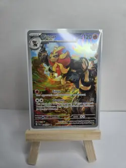 Pokemon TCG Pyroar Card Sv02: Paldea Evolved, Illustration Rare, 200/193 - Image 1