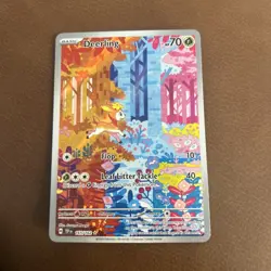 Pokemon TCG Deerling TEF 165/162 IR Temporal Forces Illustration Rare Card NM - Image 1