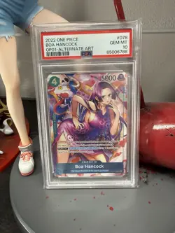 Boa Hancock OP01-078 Parallel SR One Piece Card Romance Dawn PSA 10 - Image 1